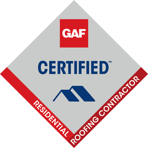 GAF Certified Residential Roofing Contractor badge