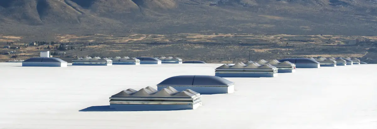 White GAF EverGuard TPO membrane roof with skylights on a large commercial building