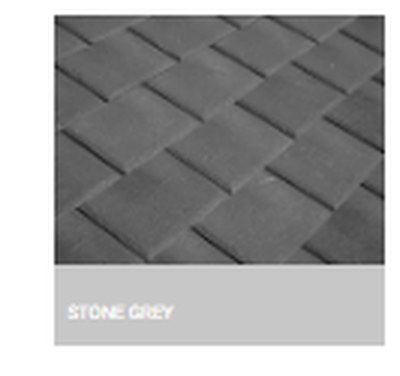 Enviroslate Stone Grey composite slate swatch