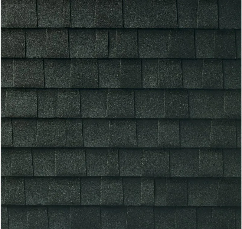 GAF Timberline UHDZ shingle swatch in Charcoal