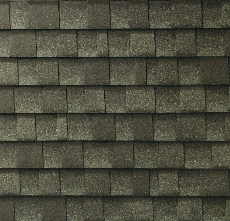 GAF Timberline UHDZ shingle swatch in Weathered Wood