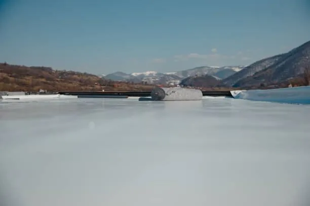 Flat and low-slope TPO roofing example